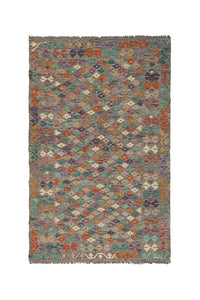 Mayan Afghan Rug - Floral