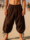 PANTALON DE YOGA EN COTON ERIKO - HOMME - MARRON