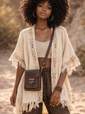 VINTAGE HIP BAG - DARK BROWN