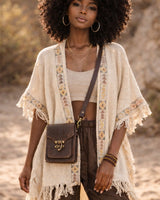 VINTAGE HIP BAG - DARK BROWN