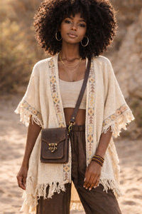 SAC BANANE VINTAGE - MARRON FONCÉ