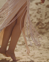 WILLOW MACRAME SKIRT - BLUSH SAND