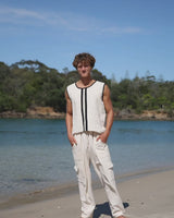 VINTAGE EARTH TANK TOP - CREAM