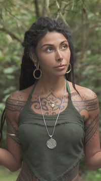 KAHILI TOP - DARK GREEN