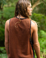 TAURUS TANK TOP - MAN - RUST