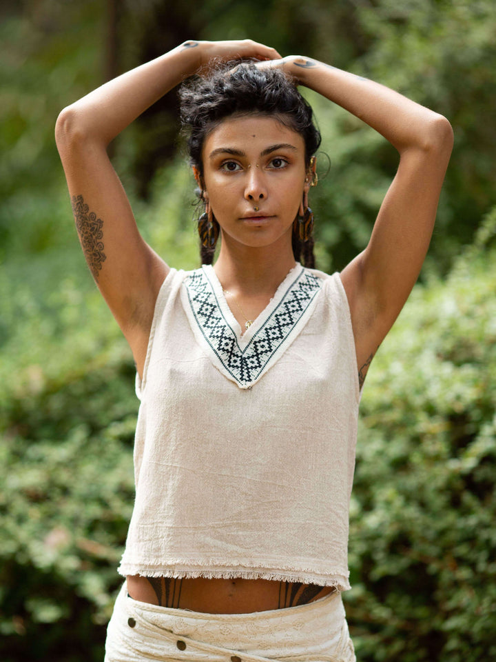 FLORENTINE TOP - CREAM