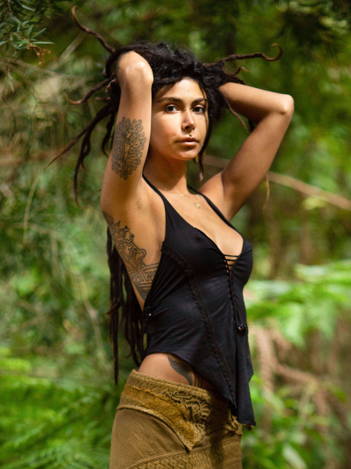 CULTIVATE PEACE TOP - BLACK