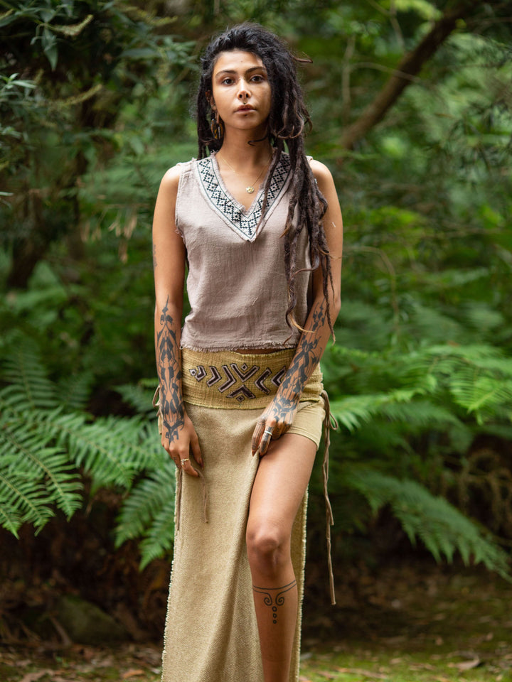 DAENERYS NATURAL COTTON SKIRT