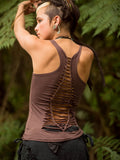 Open Back Top - Brown Chakra Top