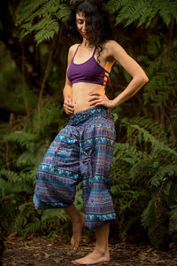 YOGA SAVASANA PANTS - BLUE/PURPLE
