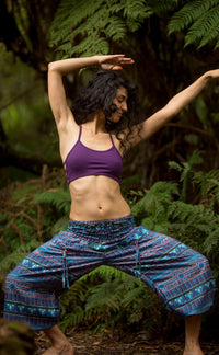 YOGA SAVASANA PANTS - BLUE/PURPLE