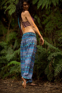 YOGA SAVASANA PANTS - BLUE/PURPLE