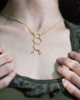 MOLECULE UNIVERSE PENDANT - BRASS