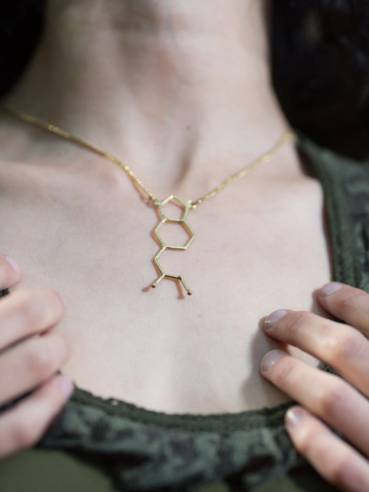 MOLECULE UNIVERSE PENDANT - BRASS