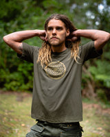 SRI YANTRA HATHA T-SHIRT - GREEN