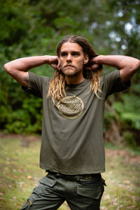 SRI YANTRA HATHA T-SHIRT - أخضر
