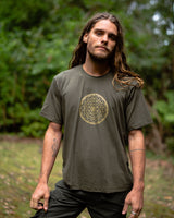 SRI YANTRA HATHA T-SHIRT - GREEN