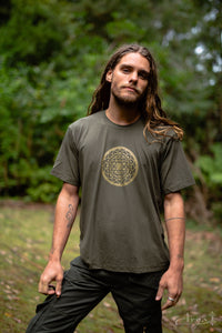 SRI YANTRA HATHA T-SHIRT - أخضر
