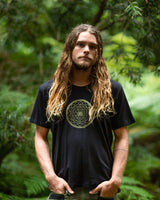 SRI YANTRA HATHA T-SHIRT - BLACK