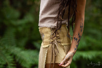 DAENERYS NATURAL COTTON SKIRT - Tan