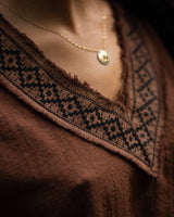 FLORENTINE TOP - BROWN