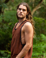 TAURUS TANK TOP - MAN - RUST