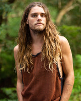 TAURUS TANK TOP - MAN - RUST
