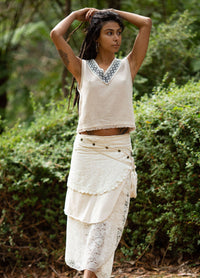FLORENTINE TOP - CREAM
