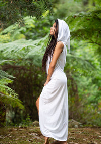 Rising Sun Dress - White