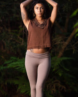 FLORENTINE TOP - BROWN