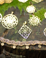 OM PENDANT - BRASS