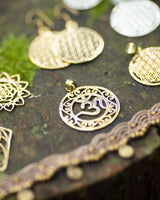 OM PENDANT - BRASS