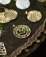 SEED OF LOVE PENDANT - BRASS