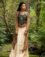 KAHILI TOP - DARK GREEN