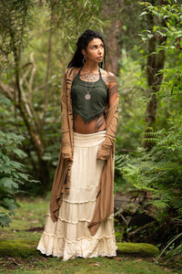 KAHILI TOP - DARK GREEN