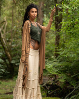 KAHILI TOP - DARK GREEN