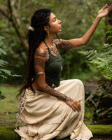 KAHILI TOP - DARK GREEN