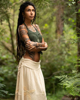 KAHILI TOP - DARK GREEN