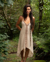 ALUNA BOHO DRESS - CREAM
