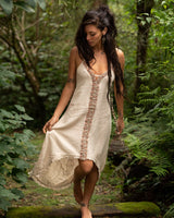 ALUNA BOHO DRESS - CREAM