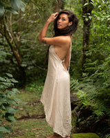 ALUNA BOHO DRESS - CREAM