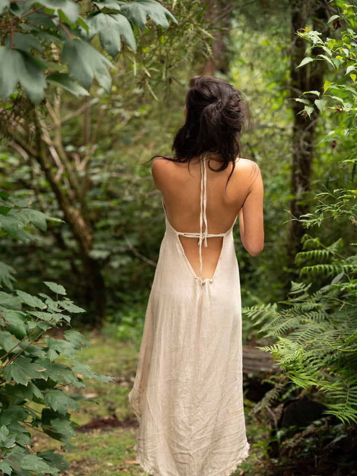 ALUNA BOHO DRESS - CREAM