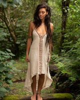 ALUNA BOHO DRESS - CREAM