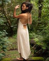 ALUNA BOHO DRESS - CREAM