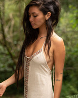 ALUNA BOHO DRESS - CREAM