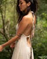 ALUNA BOHO DRESS - CREAM