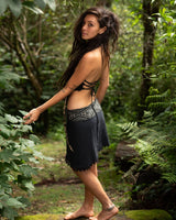 SHAMANIC EARTH SKIRT - BLACK