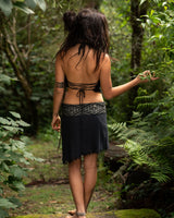SHAMANIC EARTH SKIRT - BLACK
