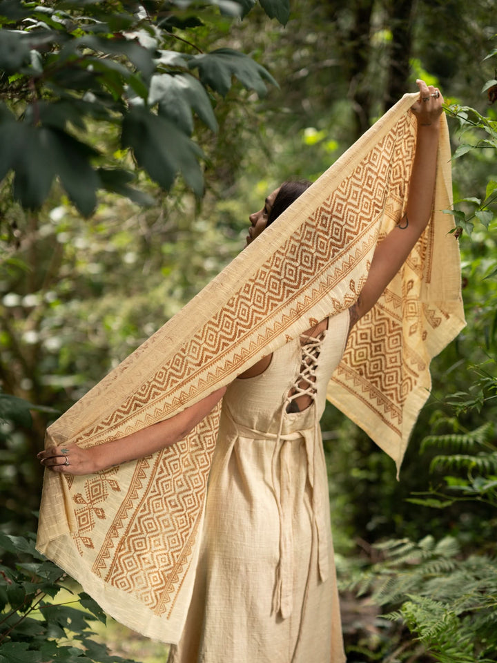 GODDESS SCARF - CREAM