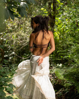 TRIBAL CRAFT LONG BACK SKIRT